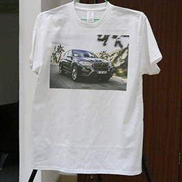 Λευκό δείγμα εκτύπωσης t-shirt από εκτυπωτή A3 T-shirt WER-E2000T 2
